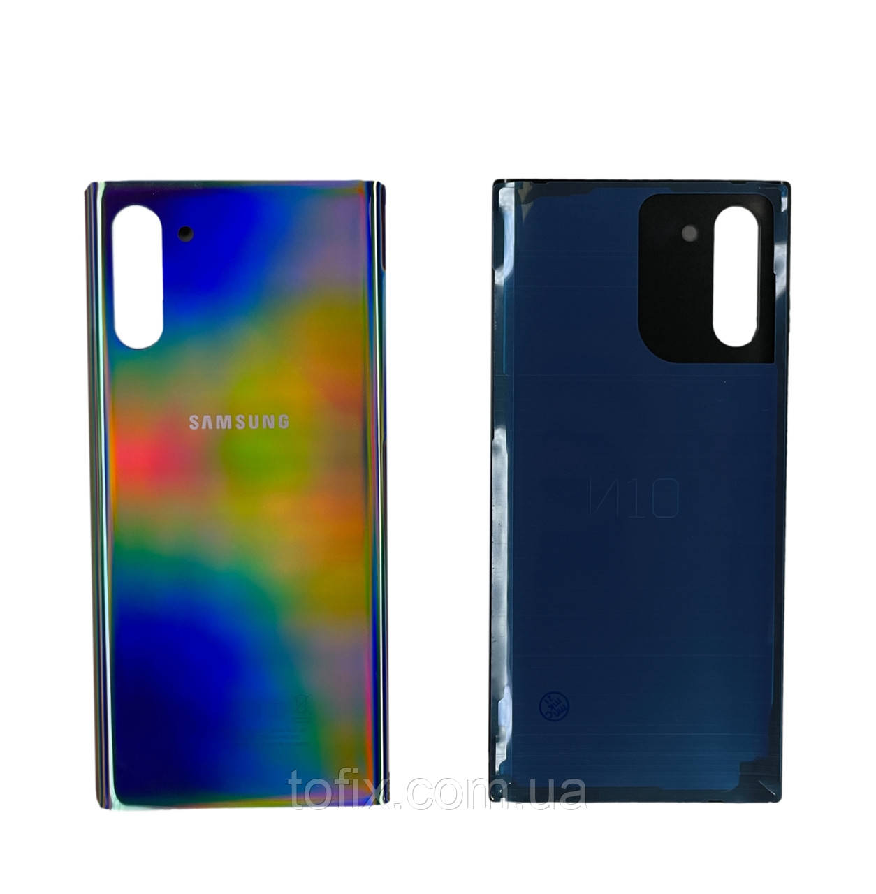 Задня панель корпусу (кришка акумулятора) Samsung Note 10 N970 Silver оригінал