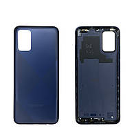 Задняя панель корпуса (крышка аккумулятора) Samsung A02s A025 Blue оригинал