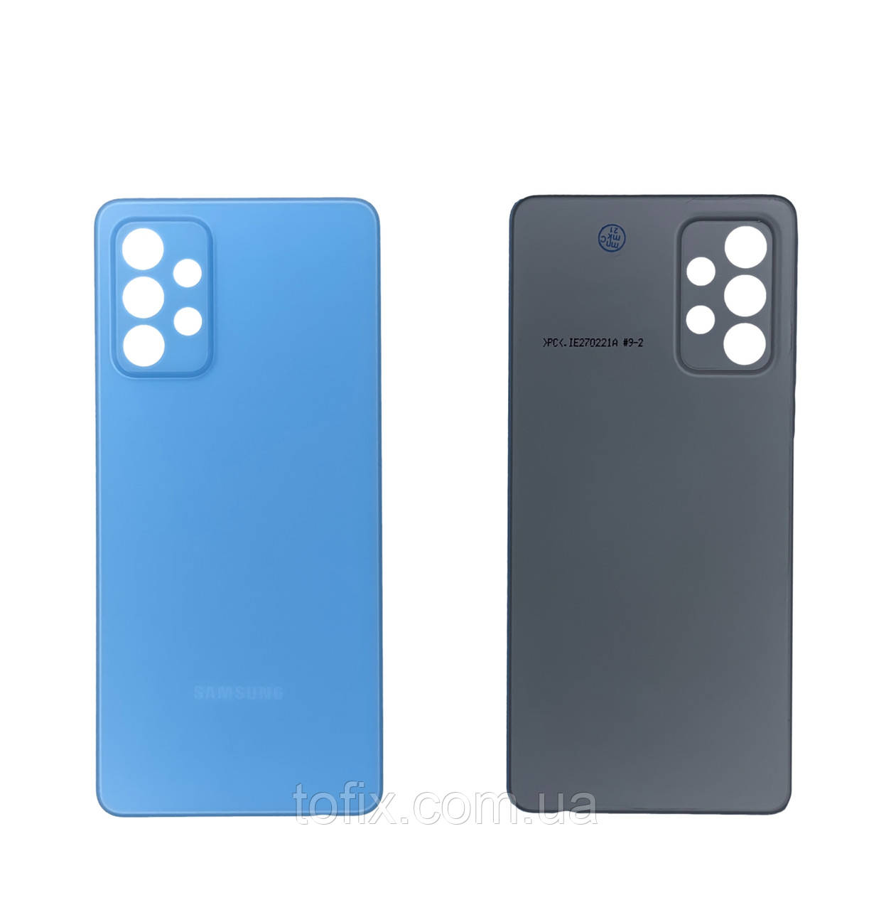 Задня панель корпусу (кришка акумулятора) Samsung A72 A725 Blue оригінал