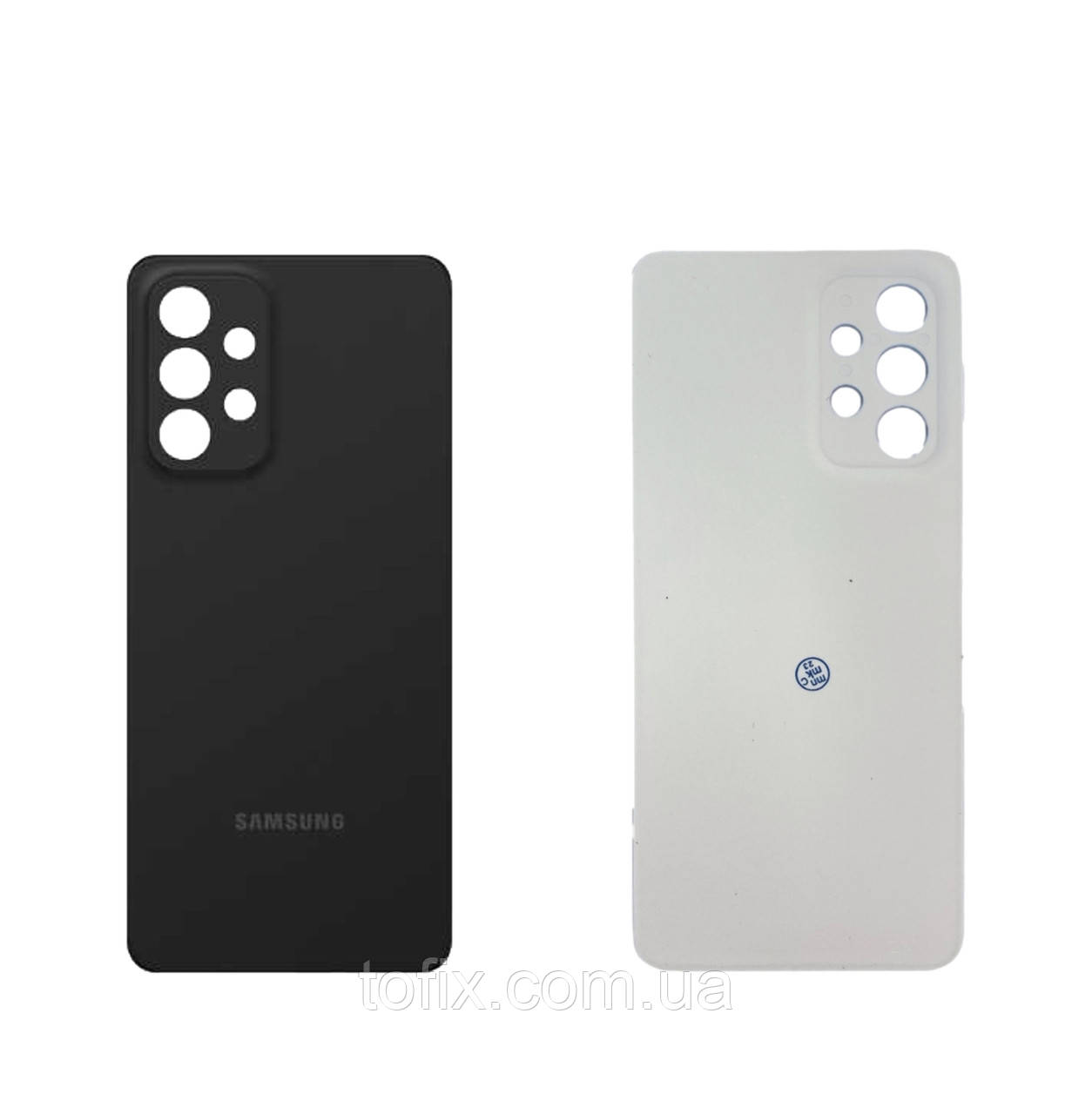 Задня панель корпусу (кришка акумулятора) Samsung A33 A336 Black оригінал