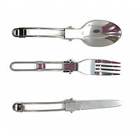 Дорожній набір вилка ложка ніж