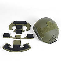 Подвесная система + подушки для шлема Team Wendy Cam Fit (R) хаки