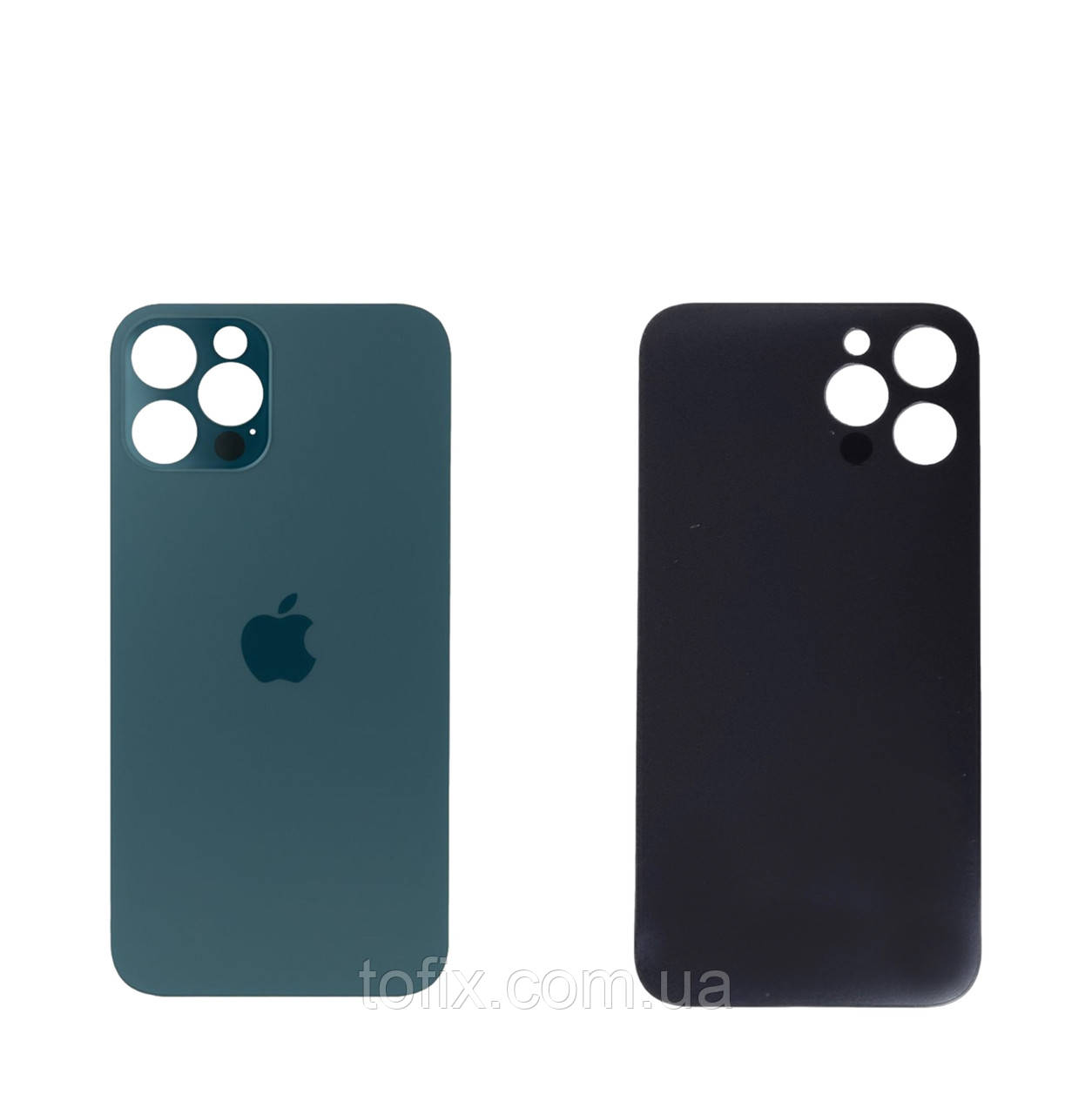 Задня панель корпусу (кришка акумулятора) iPhone 12 Pro Pacific Blue (великий отвір) оригінал