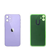Задняя панель корпуса (крышка аккумулятора) iPhone 12 Purple (большое отверстие) оригинал