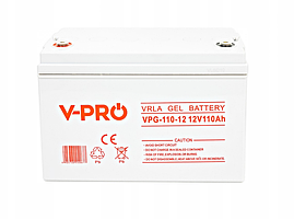 Гелевий акумулятор для ДБЖ Volt Polska 12V 110Ah GEL VPRO PREMIUM (6AKUGEL110)