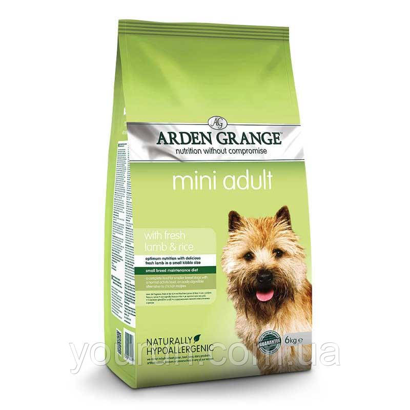 Arden Grange Adult Dog Fresh Lamb & Rice - Сухий корм дорослих собак міні порід ягня і рис 6 кг