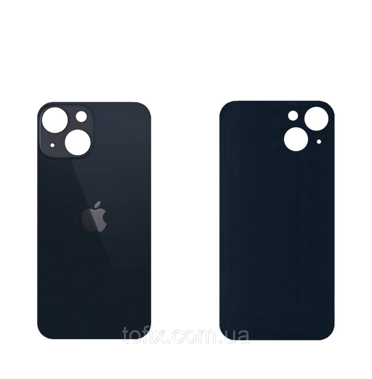 Задня панель корпусу (кришка акумулятора) iPhone 13 Mini Black (великий отвір) оригінал