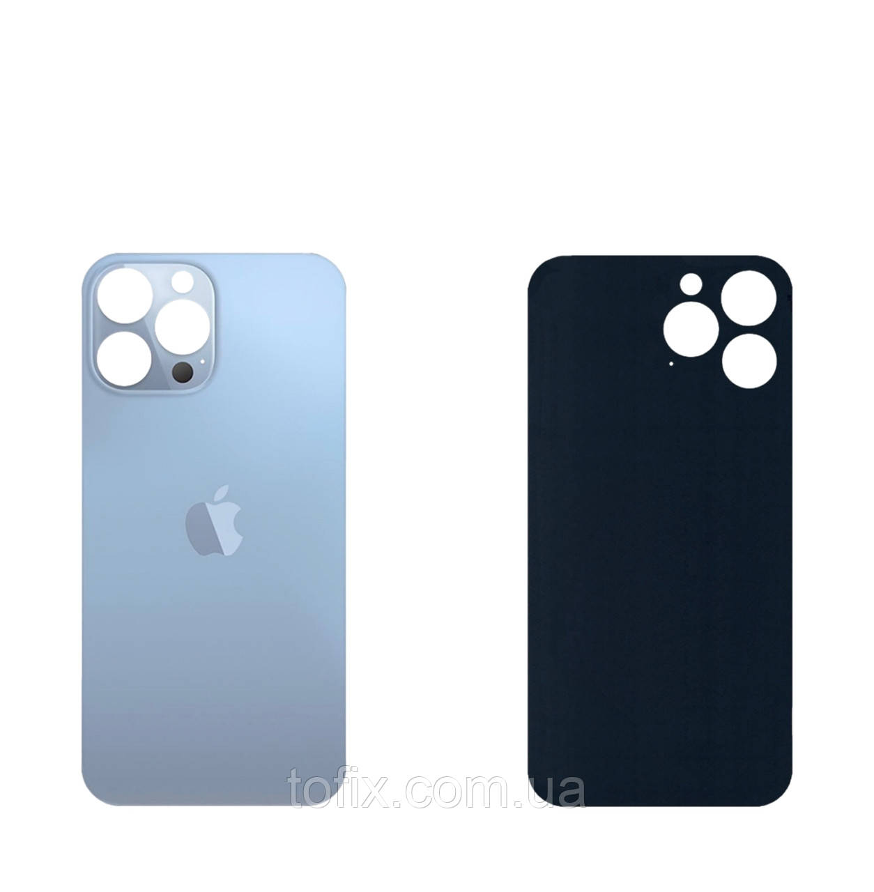 Задня панель корпусу (кришка акумулятора) iPhone 13 Pro Sierra Blue (великий отвір) оригінал