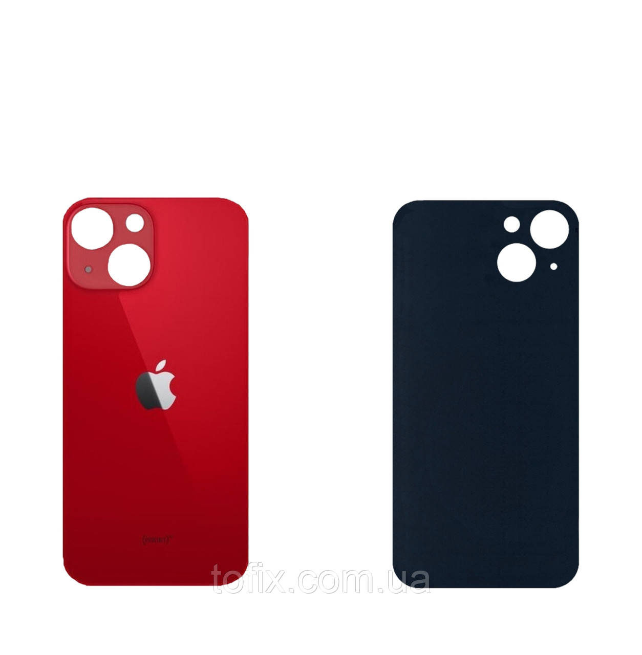 Задня панель корпусу (кришка акумулятора) iPhone 13 Red (великий отвір) оригінал
