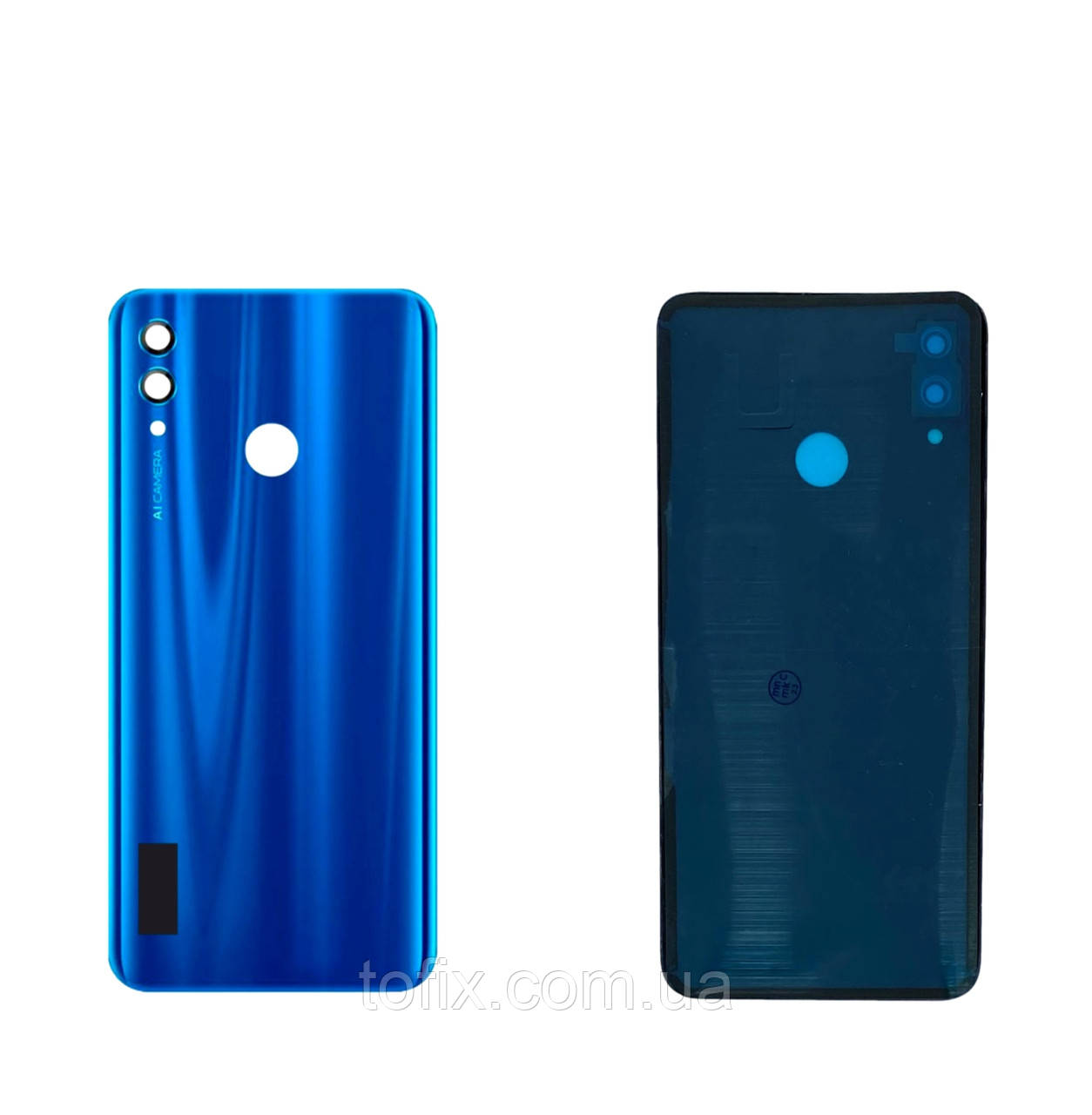 Задня панель корпусу (кришка акумулятора) Huawei Honor 10 Lite Blue зі склом камери оригінал
