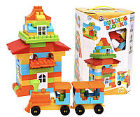 Детский конструктор ТехноК Building blocks 130 деталей 7518