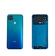 Задня панель корпусу (кришка акумулятора) Xiaomi Redmi 9C Aurora Green зі склом камери оригінал