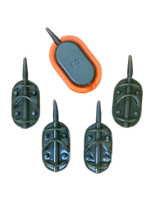 Набір Carp Expert 5 годівниць ARC Flat XL Method Feeder 30-40-50-60-70г з оправкою