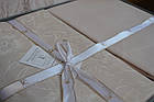 Постільна білизна First Choice Cotton Satin 160х220 сімейний Advina Champagne, фото 6