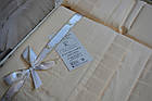 Комплект постільної білизни First Choice Deluxe Satin 200х220 New Trend Cream, фото 5