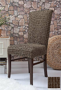 Чохли на стільці без спідниці 07 Капучіно, 6шт