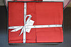 Постільна білизна First Choice Jacquard Satin 200х220 Trudy Red, фото 5