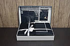 Комплект постільної білизни First Choice Deluxe Satin 200х220 Novel Line Black, фото 3