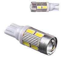 Лампа PULSO/габаритная/LED T10/10SMD-5630/12v/1w/400lm White LP-134046 3