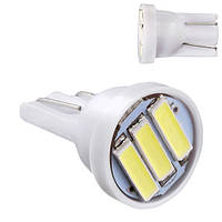 Лампа PULSO/габаритная/LED T10/3SMD-7020/12v/0.5w/120lm White LP-121239 3