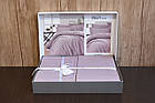Постільна білизна First Choice Cotton Satin сімейний 160х220 Snazzy Lavender, фото 3