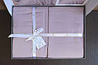 Постільна білизна First Choice Cotton Satin сімейний 160х220 Snazzy Lavender, фото 5