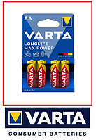 Батарейка Varta Longlife Max Power AA BLI 4 Alkaline