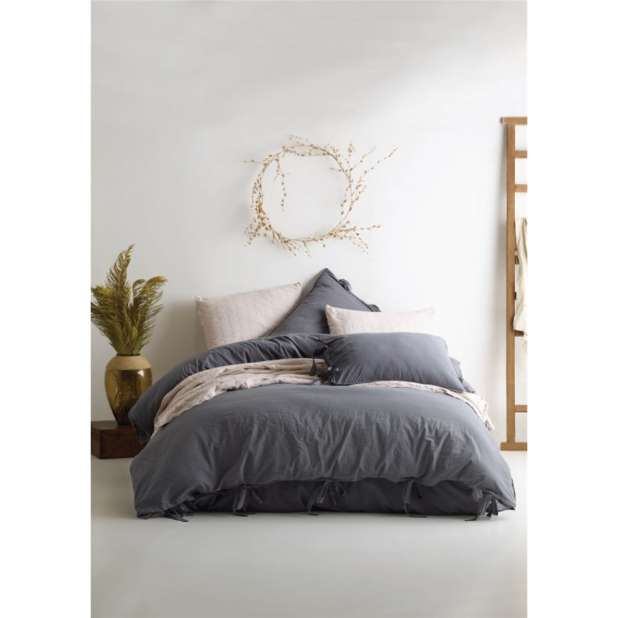 Постільна білизна Limasso Octopus Ranforse 200 х 220 см Natural Grey, фото 1