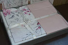 Постільна білизна First Choice Cotton Satin 160x220 см. Lena Powder, фото 6