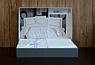 Постільна білизна First Choice Cotton Satin 160х220 Delmor Cream, фото 2