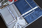 Постільна білизна First Choice Deluxe Satin 200 х 220 см Serenity Denim-Grey, фото 5