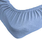 Простирадло 160x200+25см махрове на гумці Небесне, фото 3