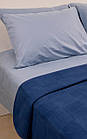 Вафельне простирадло-покривало Ugurlu 200х240 см. Charlotte синє, фото 2