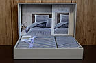Постільна білизна First Choice Homesko Ranforse сімейний 160 х 220 см Donis Grey, фото 2
