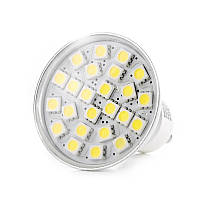 Лампочка GU10 LED 3.3W 24 PCS CW MR16 SMD5050 L2