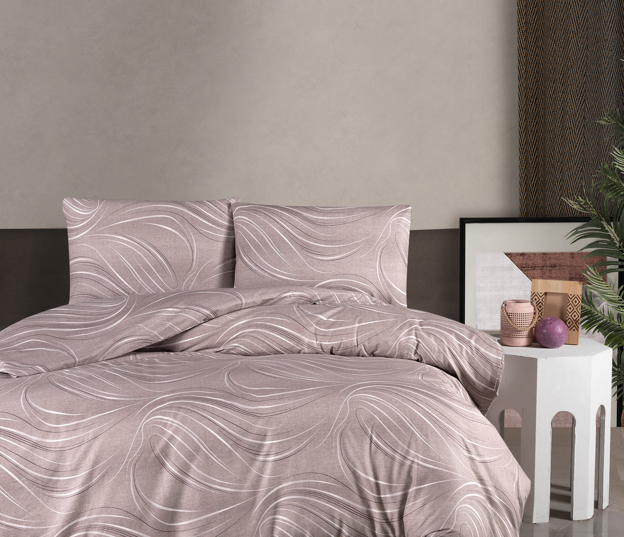 Постільна білизна First Choice Homesko Ranforse 160 х 220 см Donis Lilac