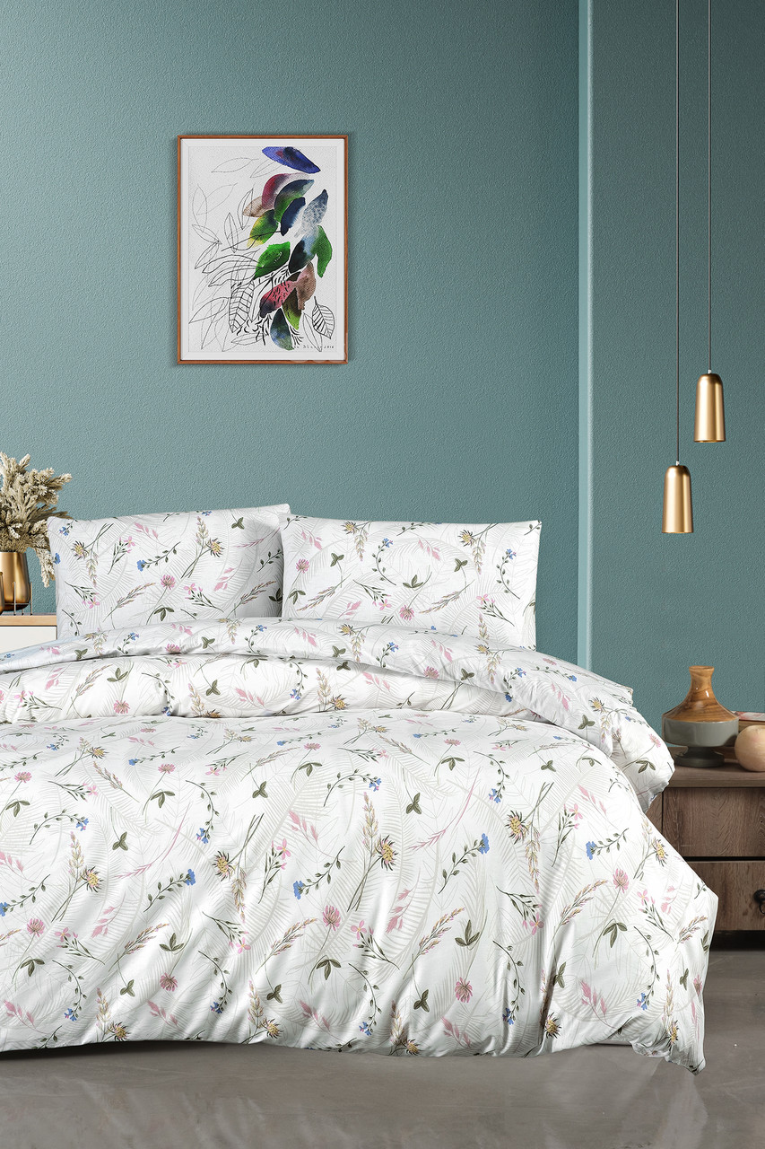 Постільна білизна First Choice Homesko Ranforse 160 х 220 см Spring Beige, фото 1