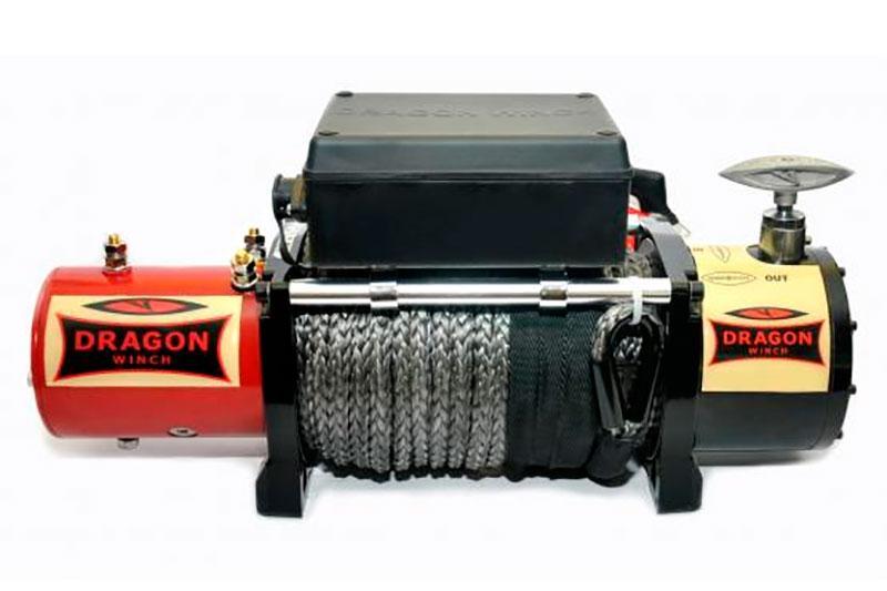 Лебедка электрическая автомобильная DRAGON WINCH DWM 12000 HD 12V с синтетическим тросом - фото 1 - id-p1914865305