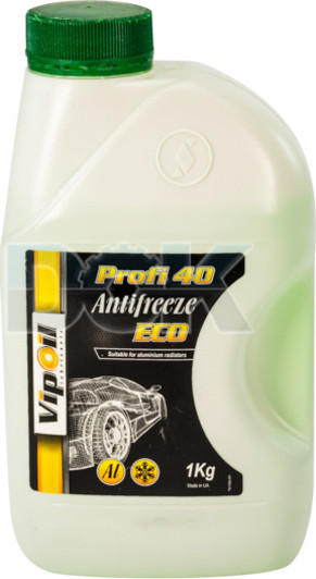 Готовий антифриз VIPOIL Eco Profi 40 G11 зелений -30 °C, фото 1