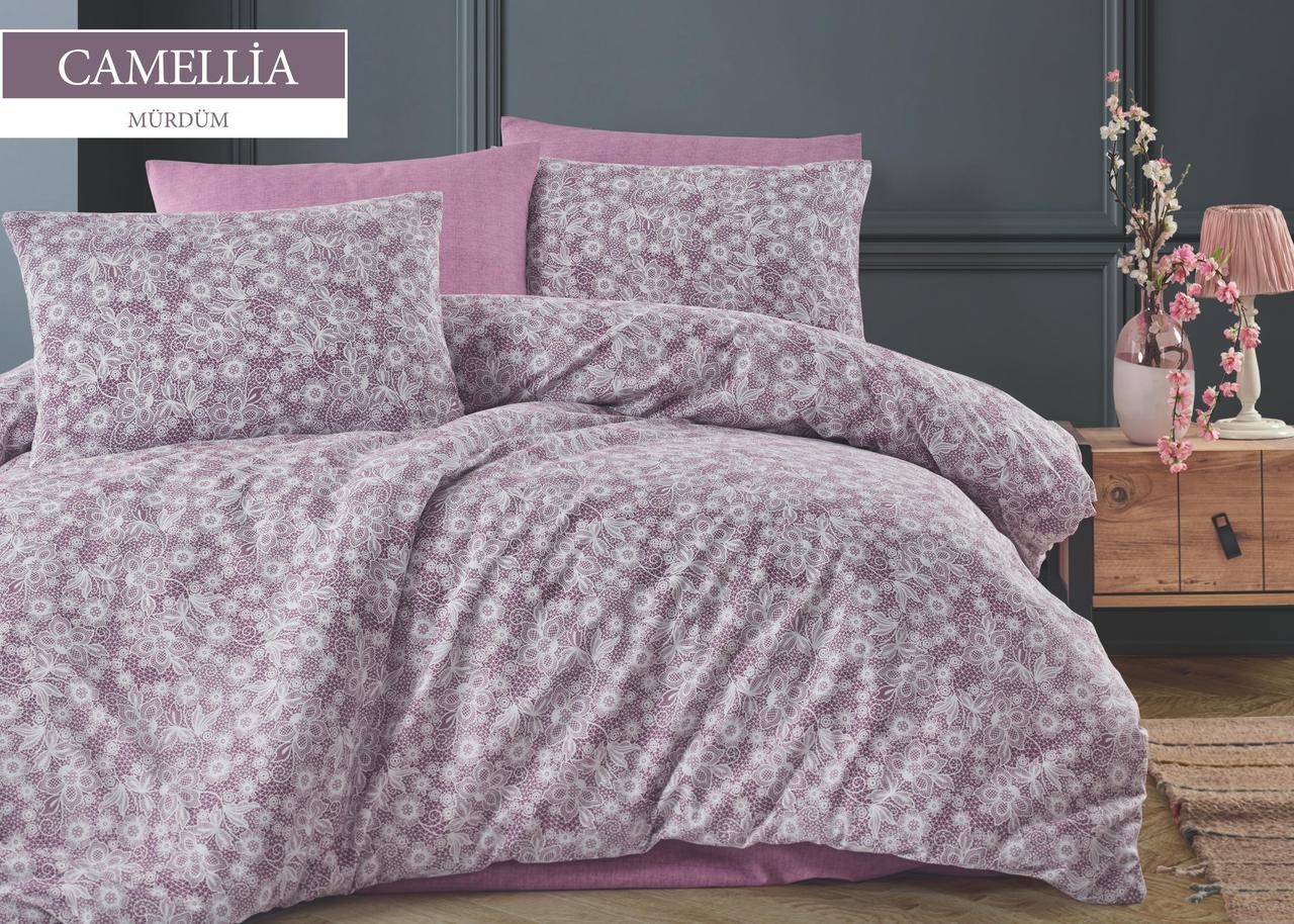 Постільна білизна Lorien Ranforce 200 х 220 см. Camellia, фото 1