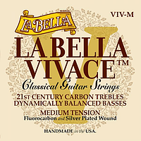 Струни для класичної гітари La Bella VIV-M Vivace Fluorocarbon Medium Tension