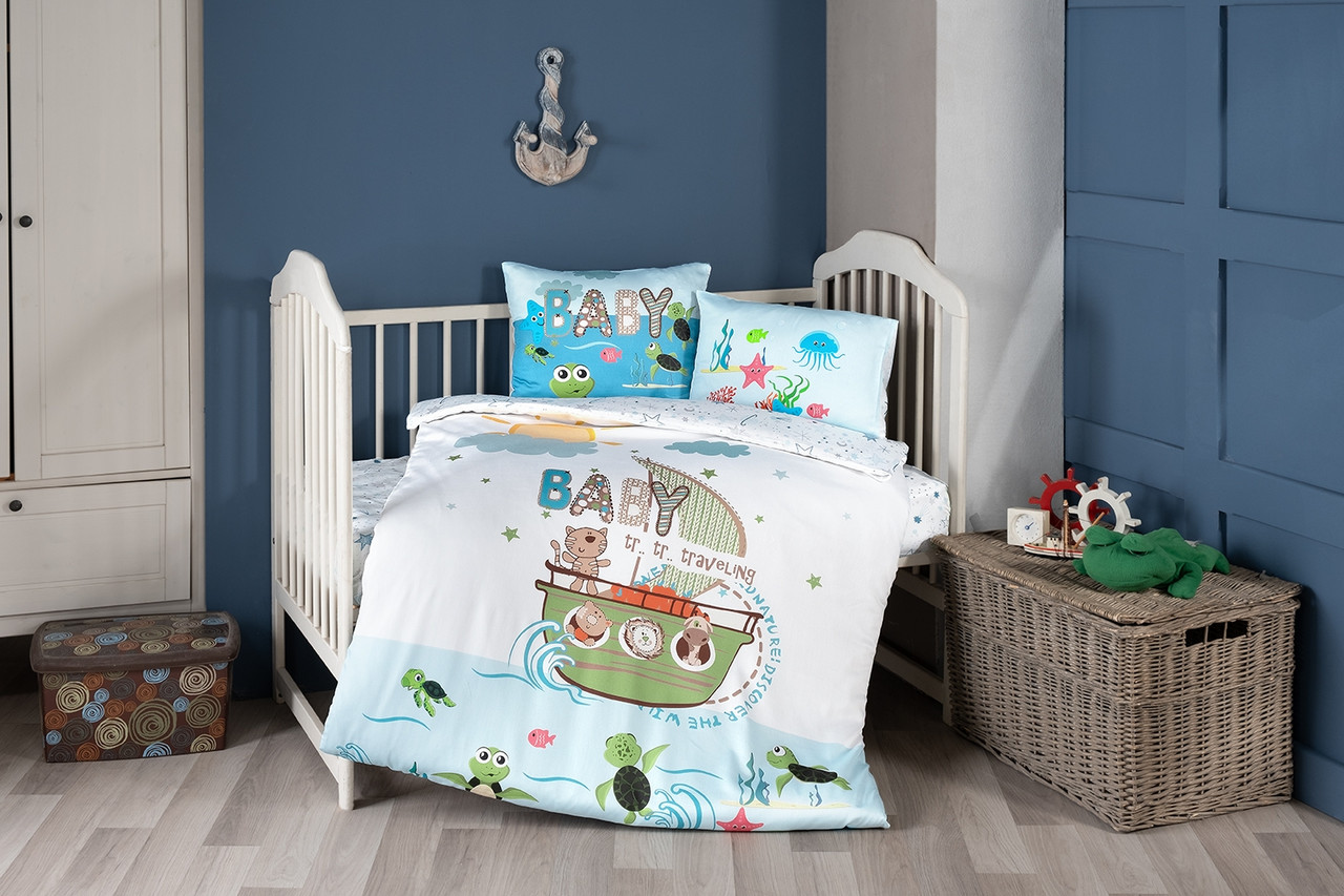 Постільна білизна для новонароджених First Choice Baby Digital Satin 100х150 см. Discover, фото 1