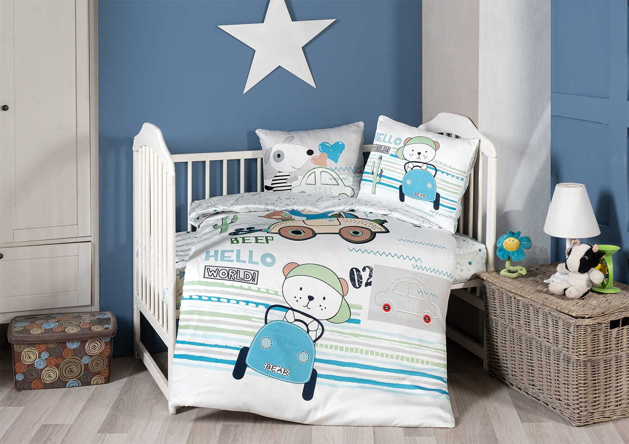 Постільна білизна для новонароджених First Choice Baby Digital Satin 100х150 см. Joyce, фото 1