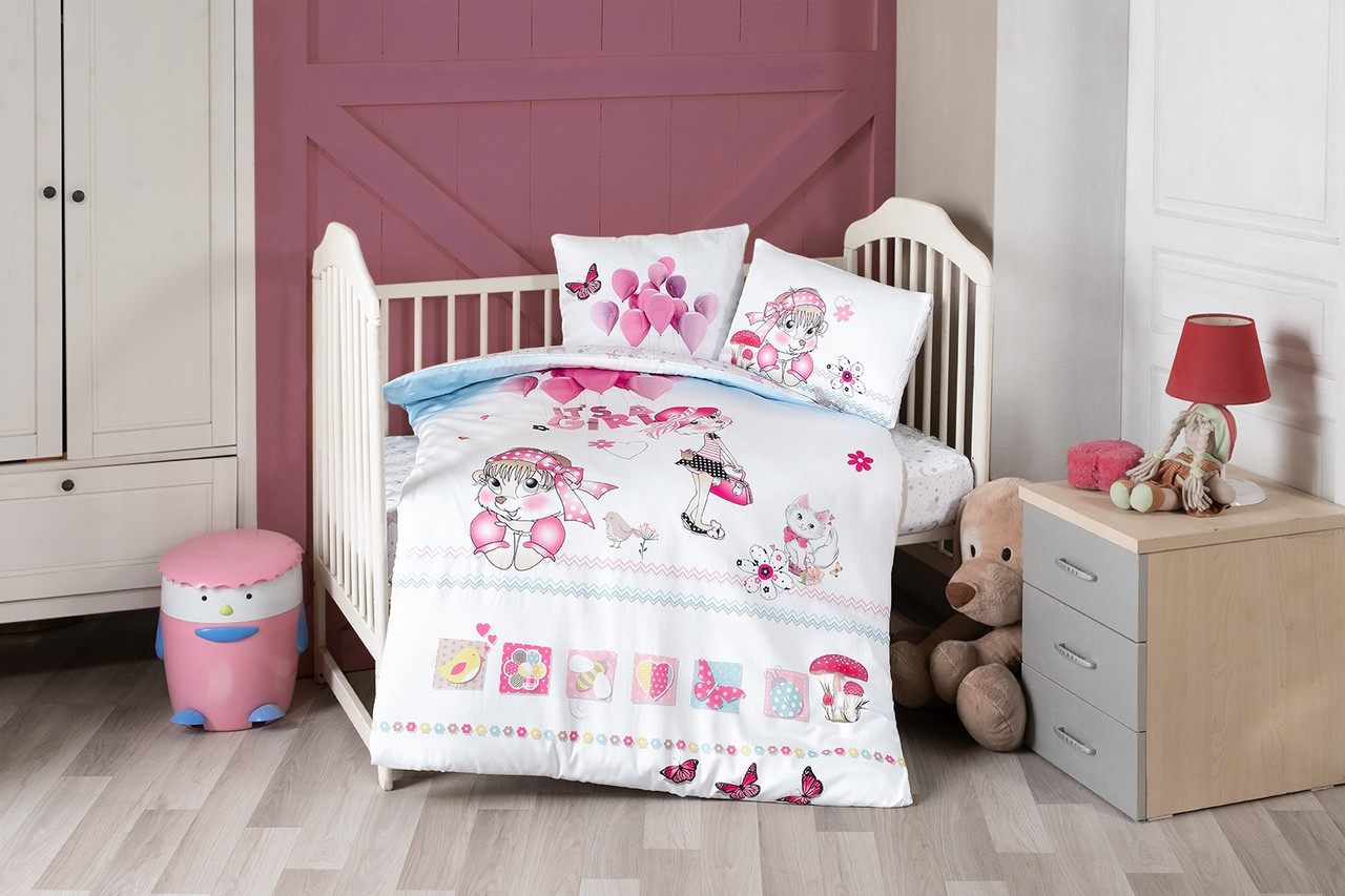 Постільна білизна для новонароджених First Choice Baby Digital Satin 100х150 см. Lunda