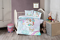 Комплект постельного белья для новорожденных First Choice Baby Digital Satin 100х150 см. Magic