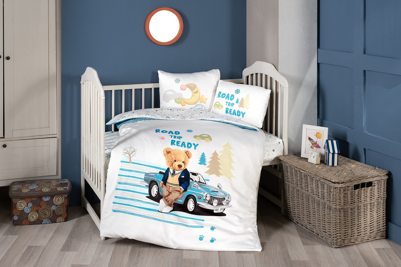 Постільна білизна для новонароджених First Choice Baby Digital Satin 100х150 см. Monty