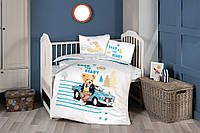 Комплект постельного белья для новорожденных First Choice Baby Digital Satin 100х150 см. Monty