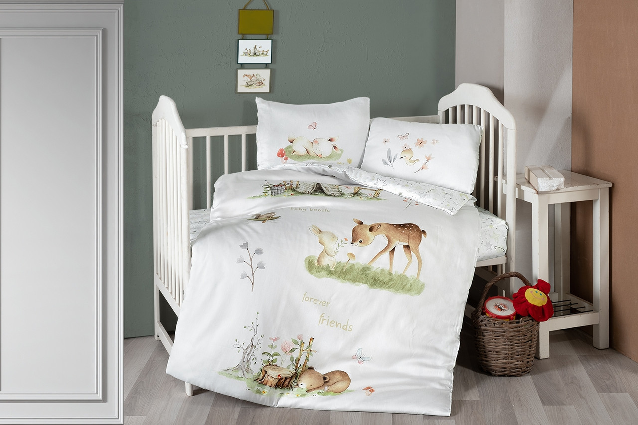 Постільна білизна для новонароджених First Choice Baby Digital Satin 100х150 см. Nova