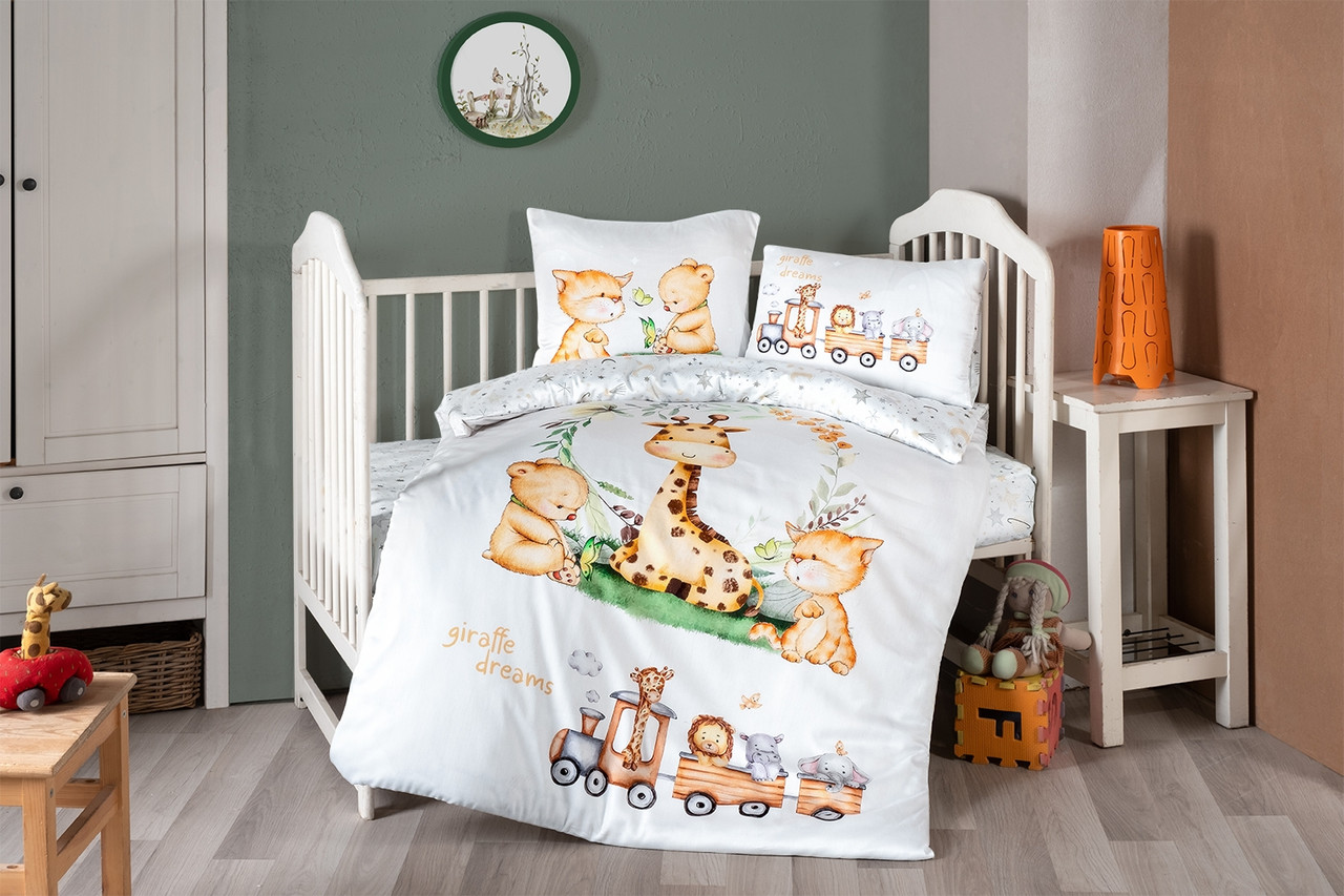Постільна білизна для новонароджених First Choice Baby Digital Satin 100х150 см. Riley