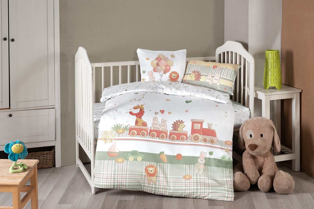 Постільна білизна для новонароджених First Choice Baby Digital Satin 100х150 см. Toys
